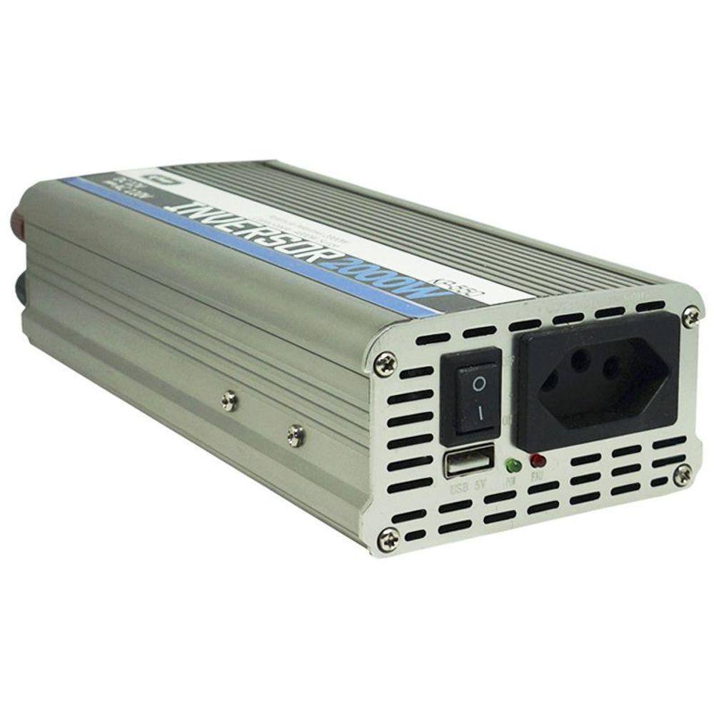 Inversor 2000w 12v Para 220v Conversor Transformador Tensão