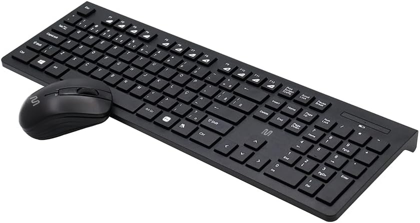 Kit Teclado e Mouse Sem Fio Multi Com Conexão USB - TC212