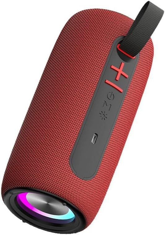 Caixa De Som Bluetooth 15w Led Rgb Portátil Tws Mp3 Fm Sd DG225