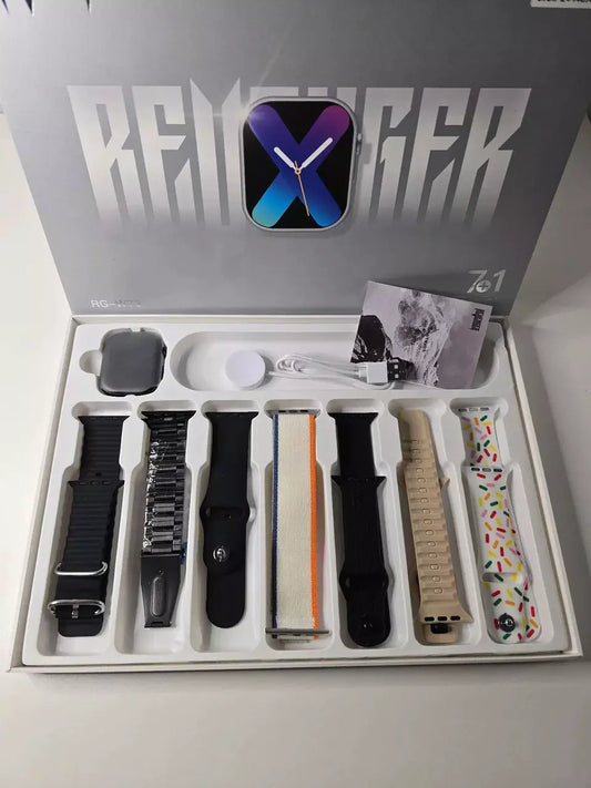 Relógio Smartwatch Digital Revenger 7 Pulseiras  RGW73