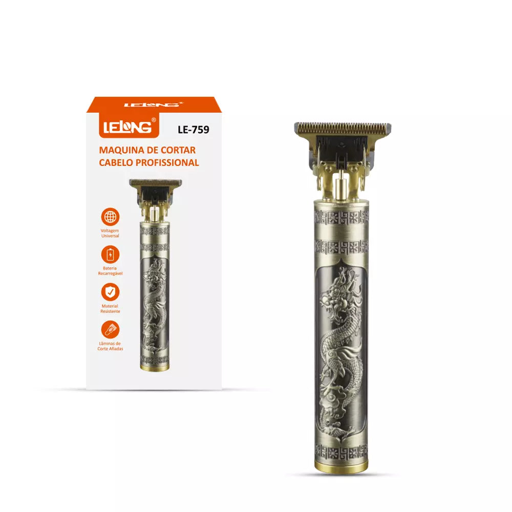 Máquina de barbear e cortar cabelo sem fio LE 759