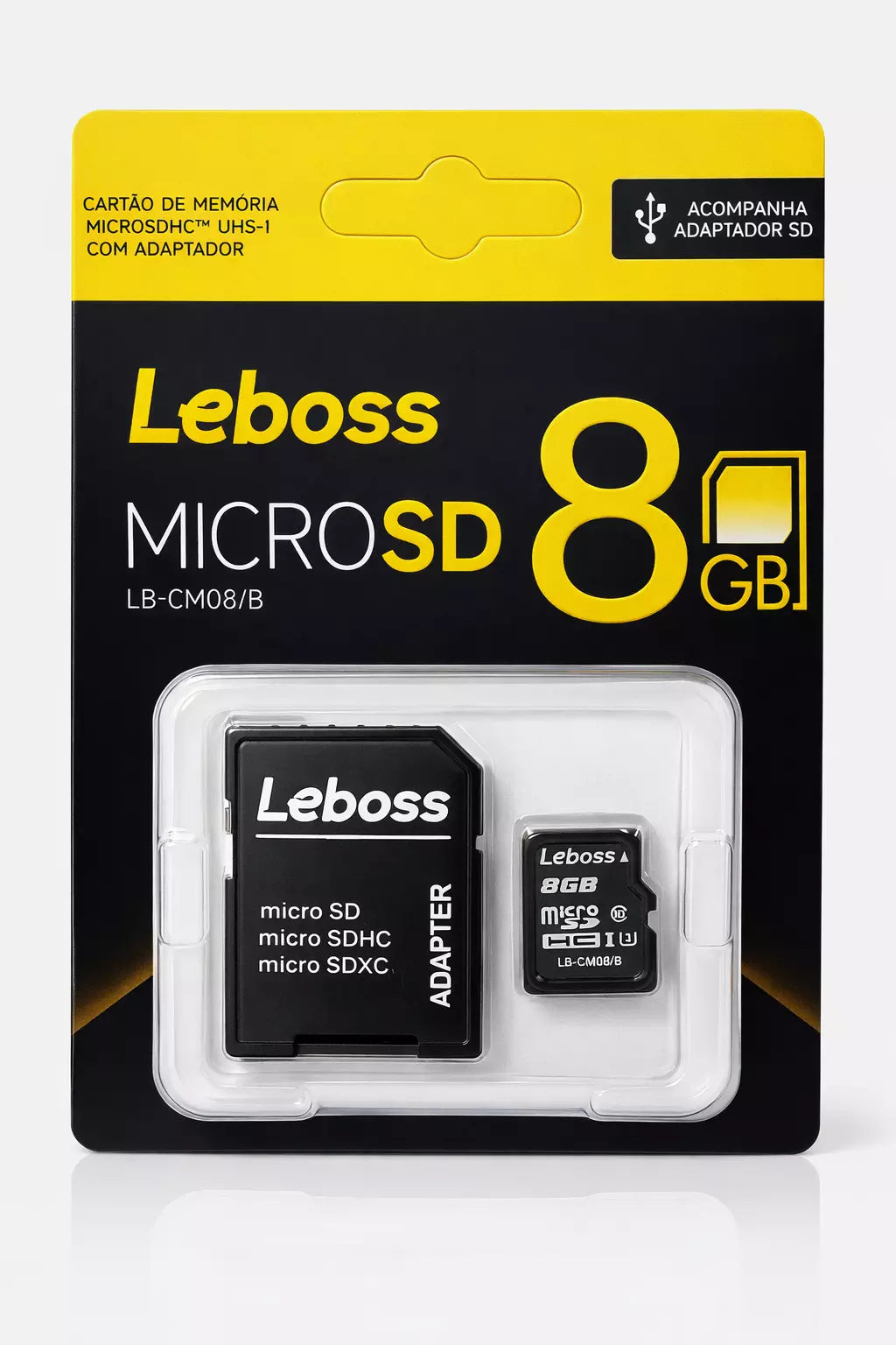 CARTAO DE MEMORIA SD 8GB LEBOSS LB CM08B