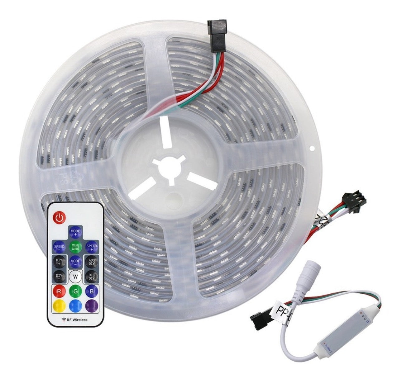 Fita de Led Digital Rgb Endereçavel 2811 Ip67 300 Led 5 Metros