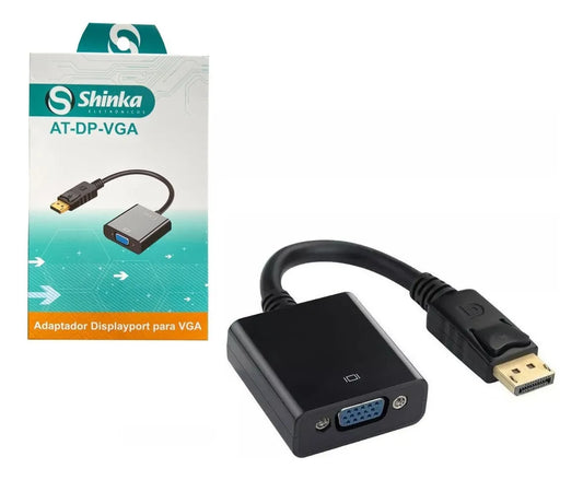 Cabo Adaptador Conversor Vídeo Displayport Para Vga