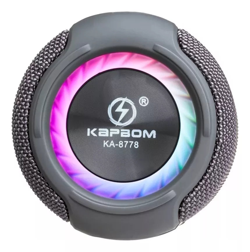 Caixa de Som Portátil Bluetooth RGB 6W RMS ka8778