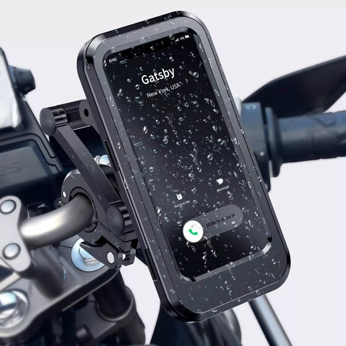 Suporte Moto E Bike Bmax Á Prova Dágua Articulado 360° Com Travas LE078