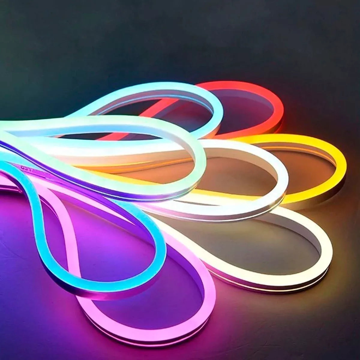 Fita Led Neon 5m Flexivel Siliconada - 12V