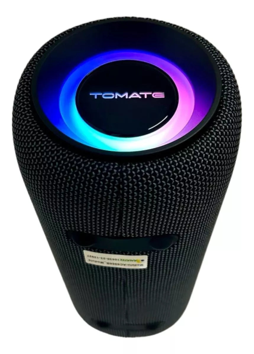 Caixa De Som Tomate Bluetoth 20w Rgb Portátil Tws Mts6007 Bivolt