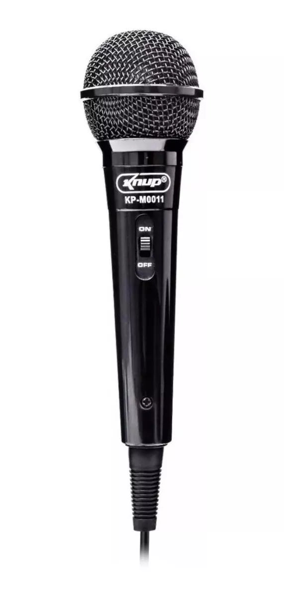 Microfone Dinâmico Com Fio Unidirecional P10 e P2 m0011