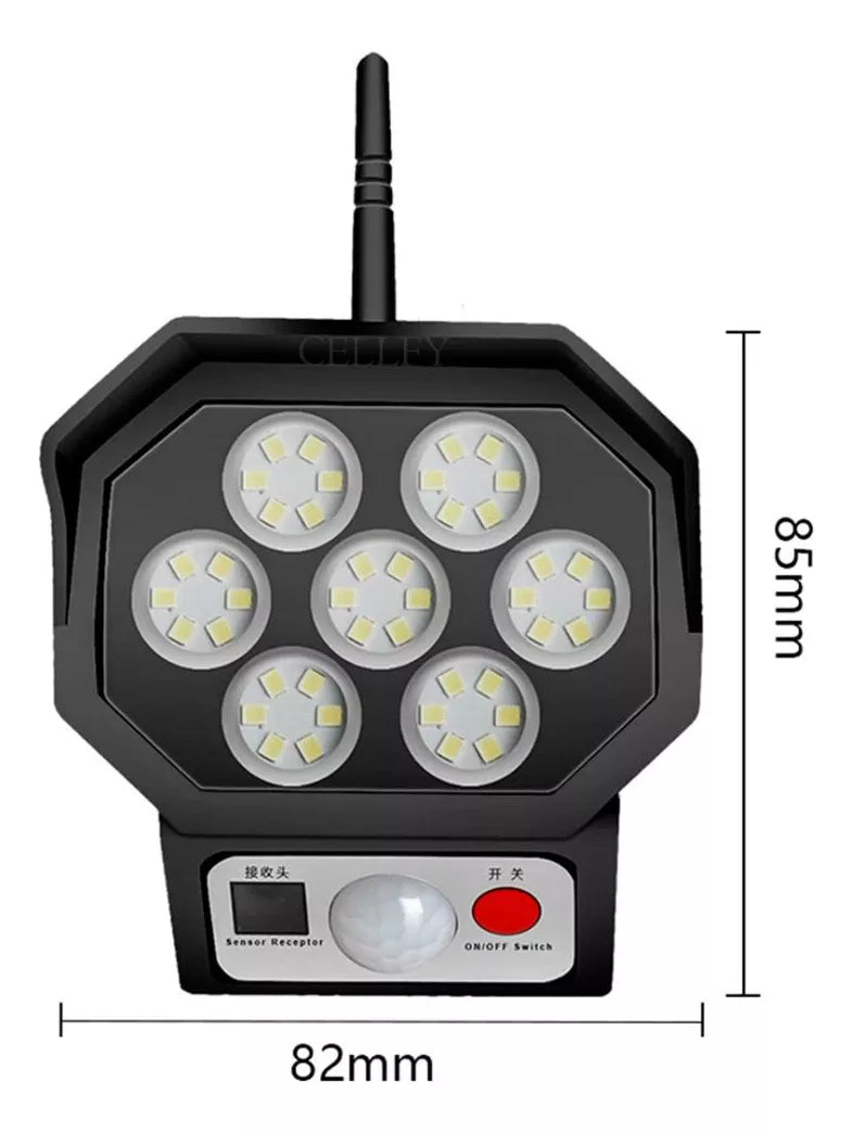 Refletor Externo Solar Led Estilo Câmera Luatek Lky 0012
