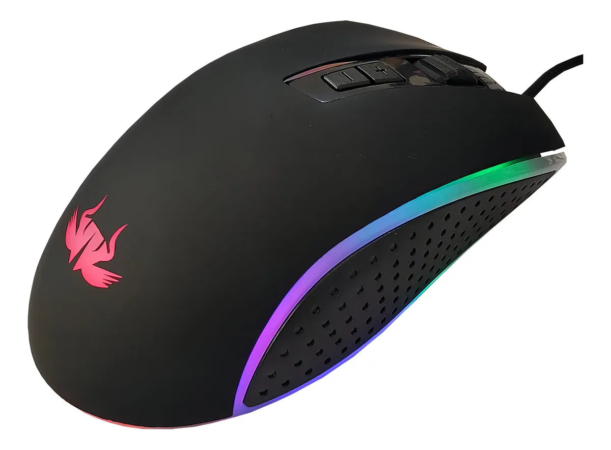 Mouse Gamer Led Rdg 4800dpi 7 Botoes Knup Kp Mu006
