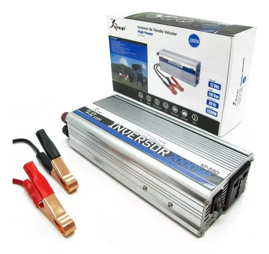 Inversor 2000w 12v Para 220v Conversor Transformador Tensão