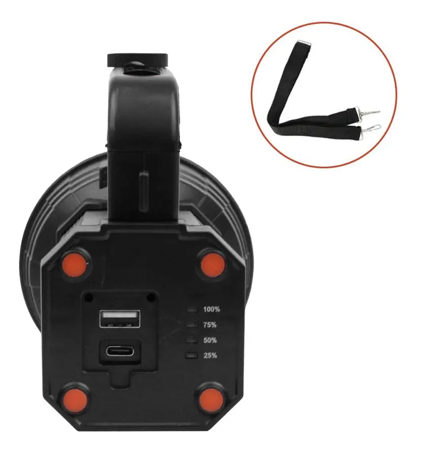 LANTERNA DE LED HOLOFOTE LUZ LATERAL USB ONISTEK ONLT022