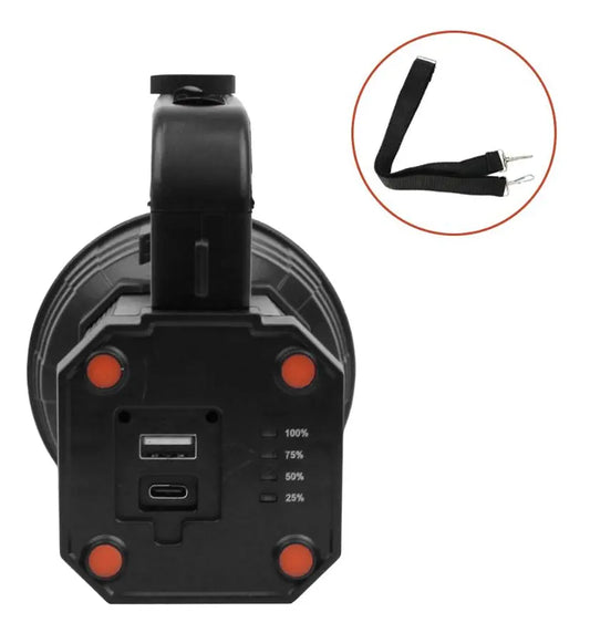 LANTERNA DE LED HOLOFOTE LUZ LATERAL USB ONISTEK ONLT022