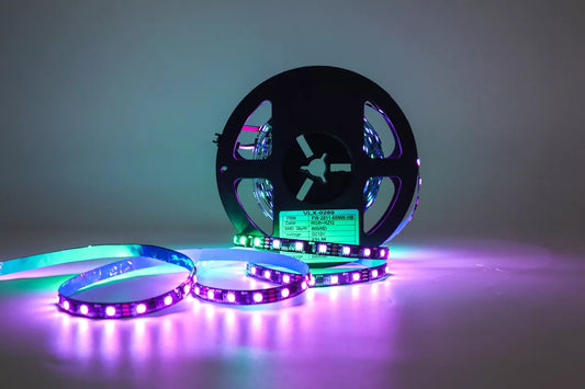 Fita Led Ws2811 5m Endereçavel 300 Leds Ip20 + Controladora