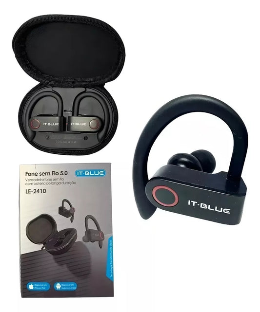 Fone De Ouvido Bluetooth Para Corrida Esportes Bike Moto ITBLUE LE 2410