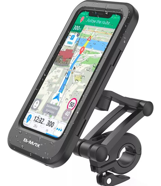 Suporte Moto E Bike Bmax Á Prova Dágua Articulado 360° Com Travas LE078