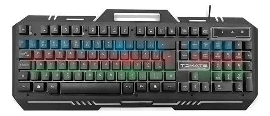 Teclado Led Rgb Membrana Tomate Mte-g107a Para Gamers