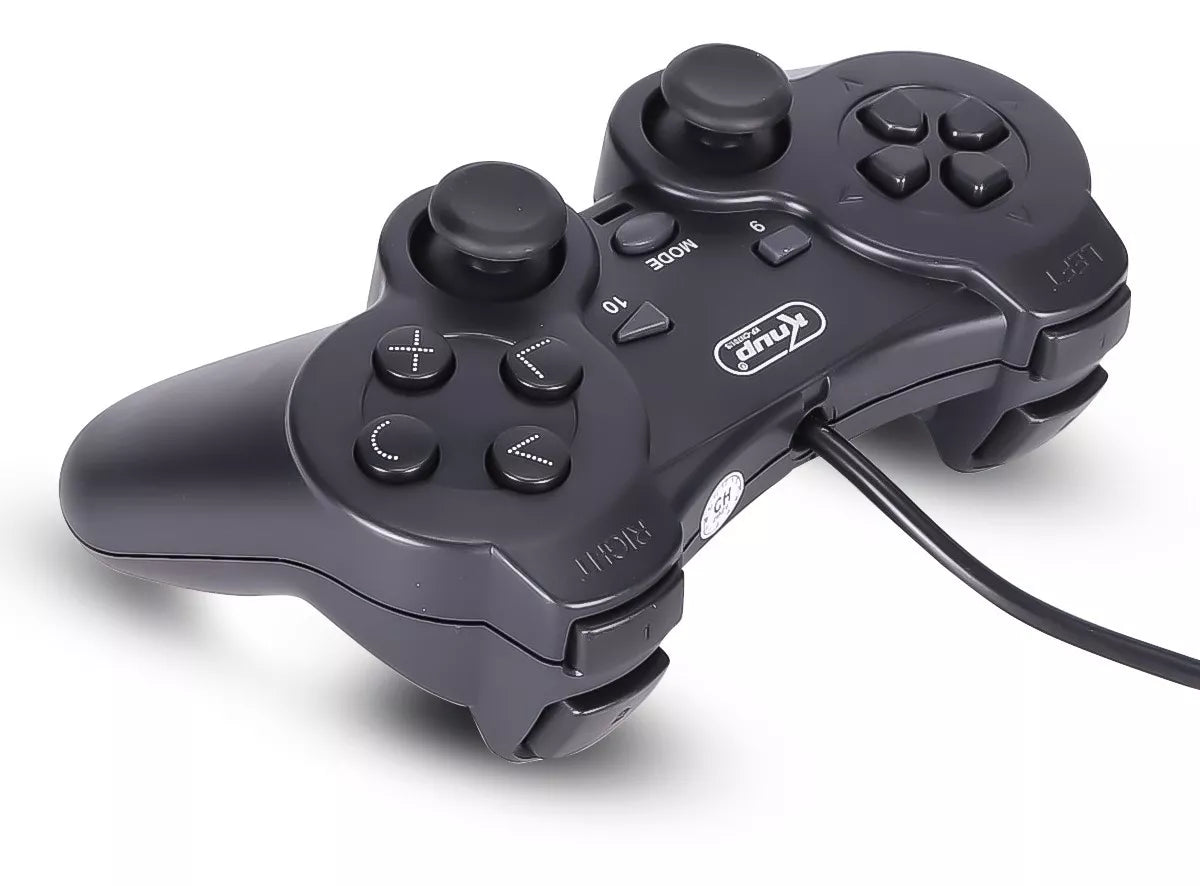 Controle Joystick Usb com Fio para PC e Notebook - KP-CN701