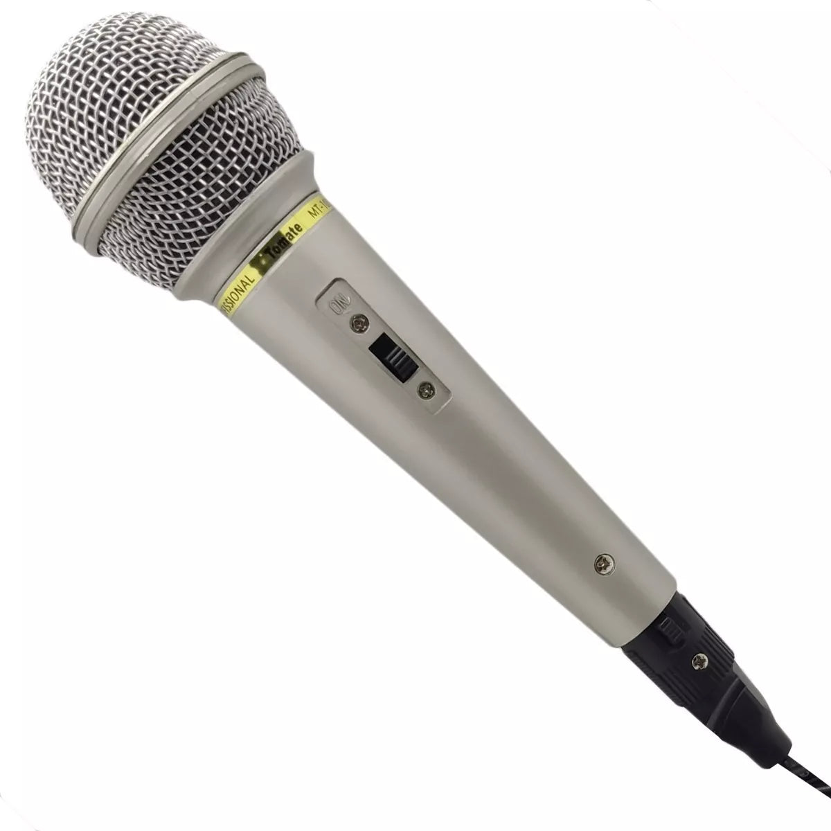 Microfone Dinâmico Tomate Com Fio Igreja Karaoke Bar Cabo MT-1018