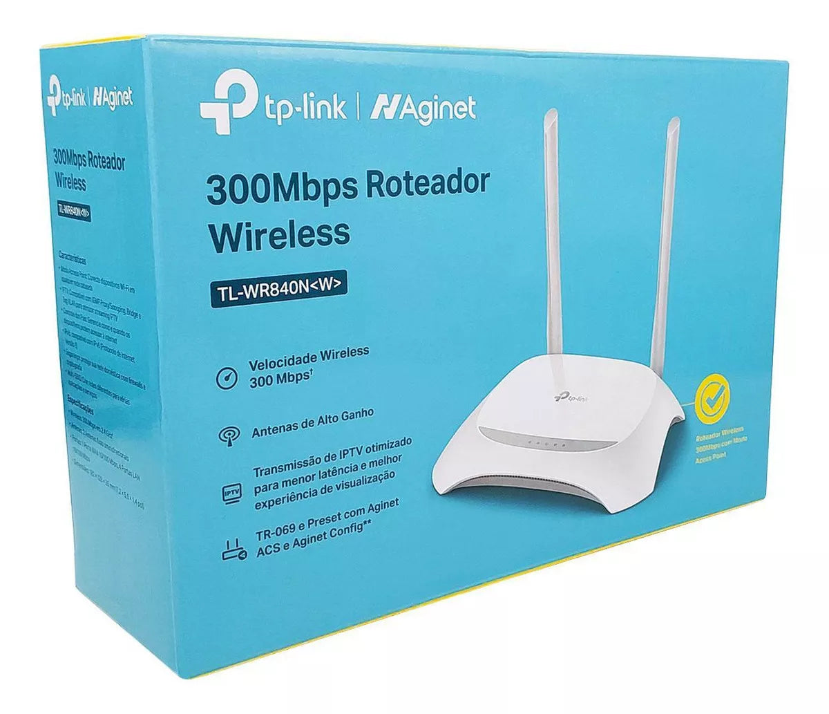 Roteador Tp-link Wifi N 300mbps - Tl-wr840n