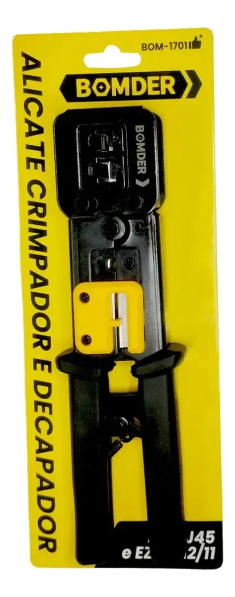 Alicate Crimpador E Decepador Bom 1701