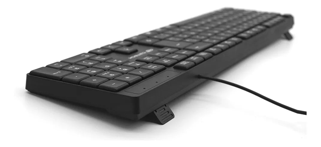 Teclado USB Multmídia KB-M10BK Preto C3Tech