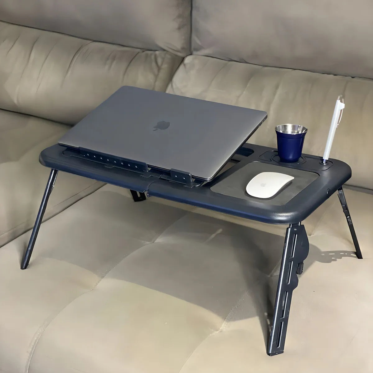 Mesa Para Notebook Ajustável Com Cooler Para Refrigeração Oberon - OR-SP245