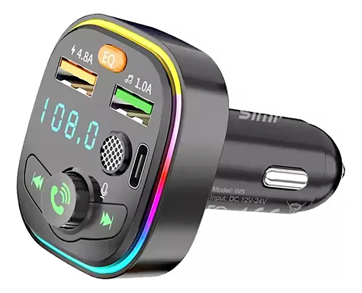 Transmissor FM Bluetooth Com USB+PD Microfone e Painel Altomex AL-2105D