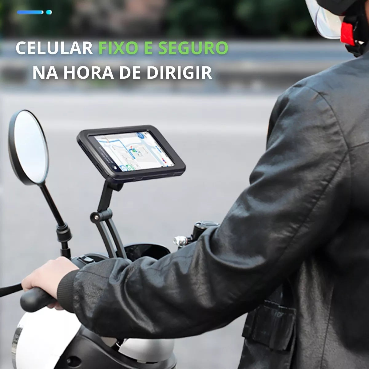 Suporte Moto E Bike Bmax Á Prova Dágua Articulado 360° Com Travas LE078
