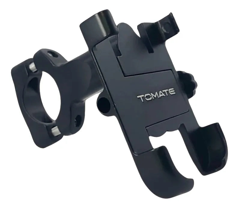 Suporte Celular Aluminio P/ Moto E Bike Tomate MTG-035 Preto Giratório 360