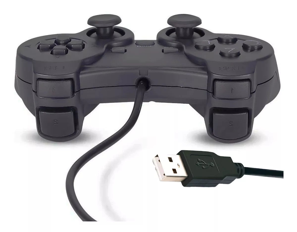 Controle Joystick Usb com Fio para PC e Notebook - KP-CN701