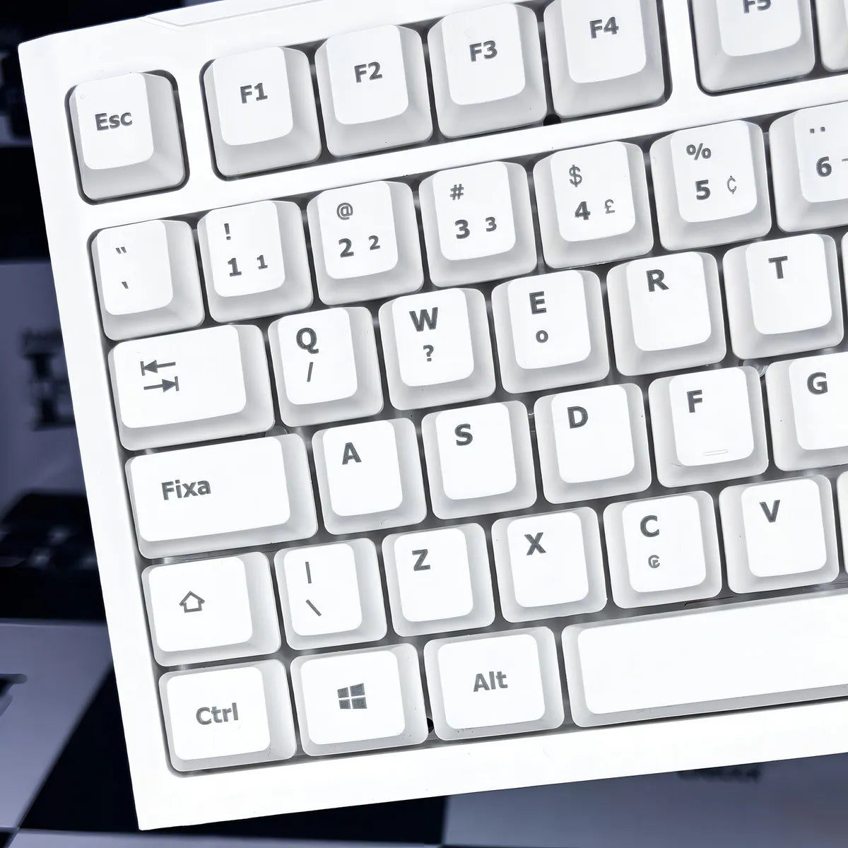 Kit Teclado + Mouse sem Fio Exbom Branco - BK-S1000K