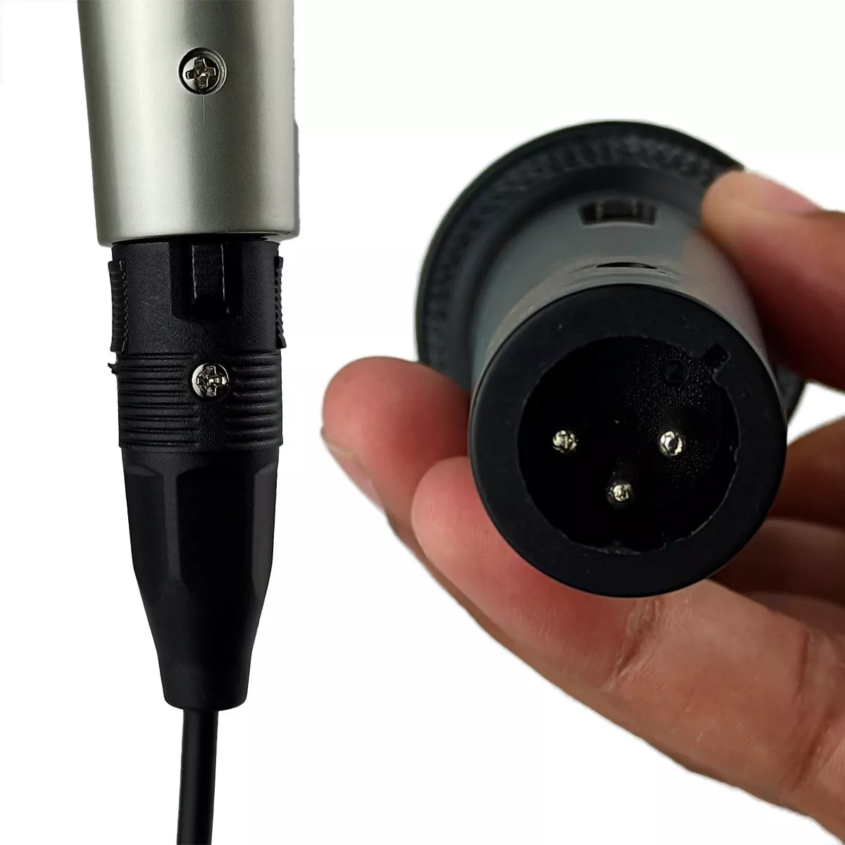 Microfone Dinâmico Tomate Com Fio Igreja Karaoke Bar Cabo MT-1018