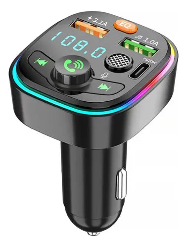 Transmissor FM Bluetooth Com USB+PD Microfone e Painel Altomex AL-2105D