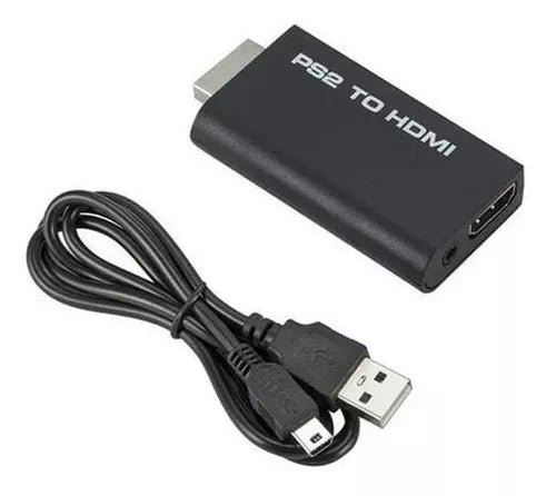 Adaptador Conversor Ps2 Audio Vídeo Av Para Cabo Hdmi Kapbom