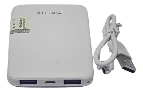 Power Bank Carregador Portátil Turbo Rápido 10000mah 2 Saída max-0531