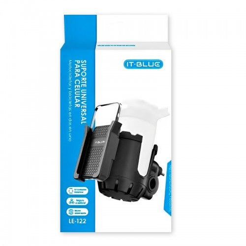 Suporte Celular e Garrafa para Bicicleta E Moto LE-122 It Blue