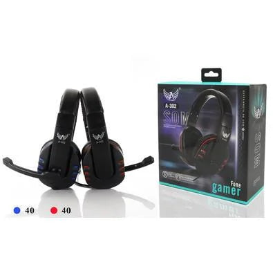 Headset Gamer Altomex A-302, Driver 40mm, Plug P3, Controle De Volume, P/ Celular, PC E PS4