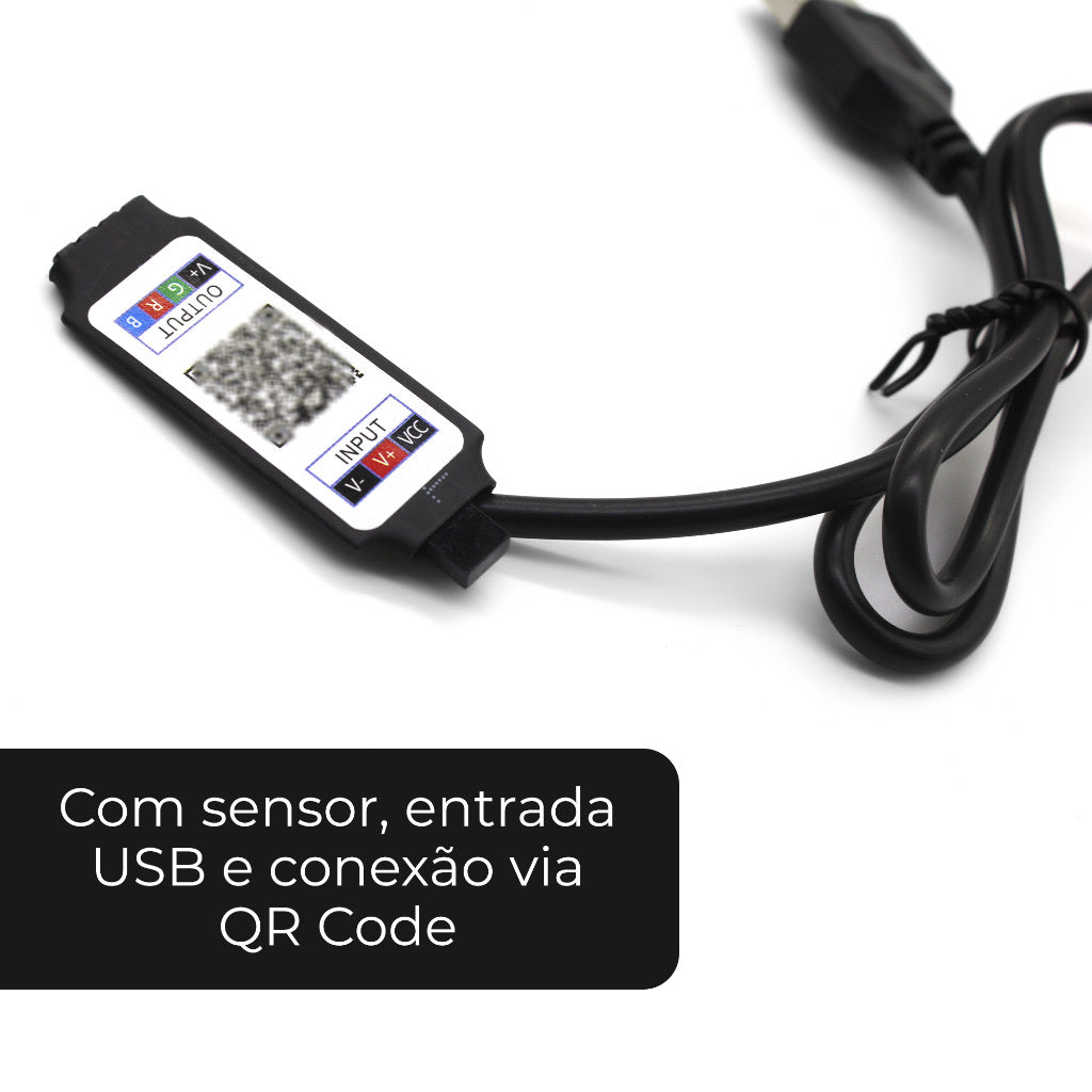 Fita Led bluetooth 5050 Rgb Usb 5m