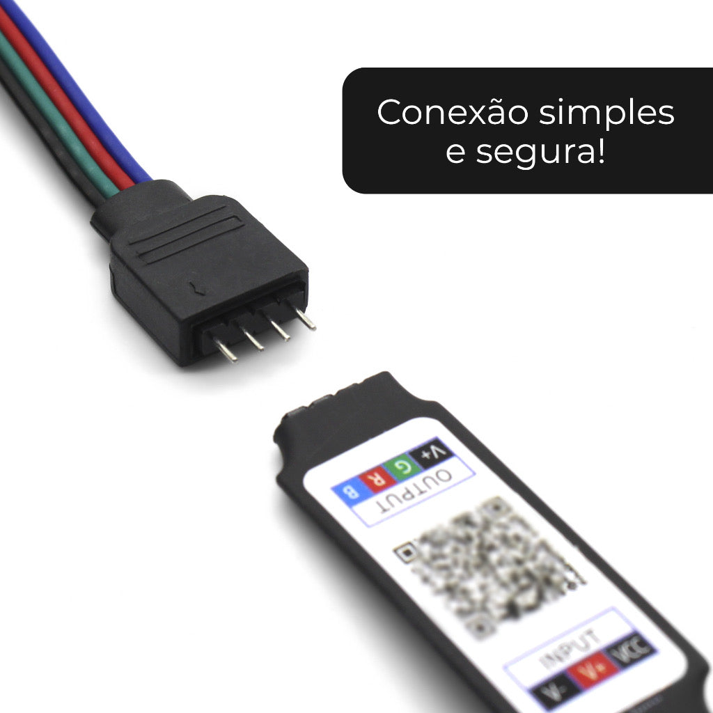 Fita Led bluetooth 5050 Rgb Usb 5m