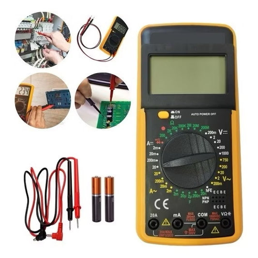 ￼Multimetro Capacímetro Digital Profissional Portátil BOM-6007