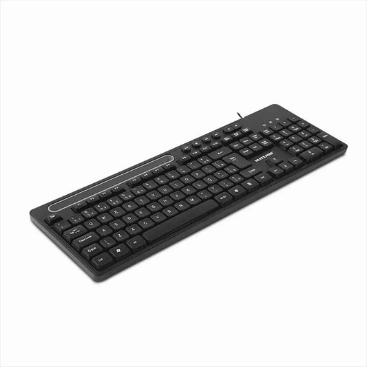 TECLADO OFFICE USB TM200 130CM ABNT MULTILASER