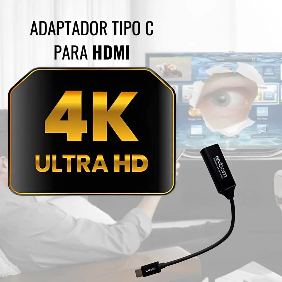 Adaptador de Vídeo Captura Tipo-C para HDMI fêmea 4K 03777 - U3V-X40