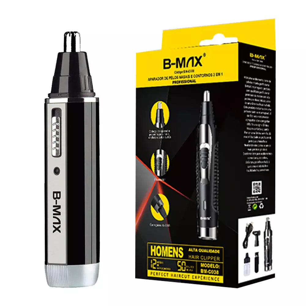 Aparador De Pelos Elétrico Barbeador Kit 4 Em 1 bmc039