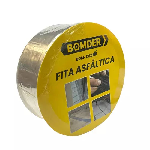FITA ASFÁLTICA 1.2MM X 5CM X 5M BOMVINK BOM1312
