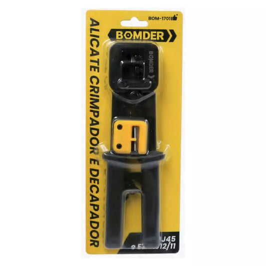 Alicate Crimpador E Decepador Bom 1701