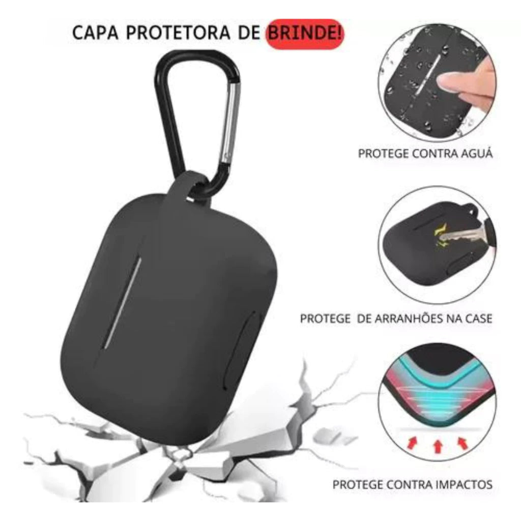 Fone De Ouvido Bluetooth Sem Fio Fn-bt3 Cabo Incluso Anatel