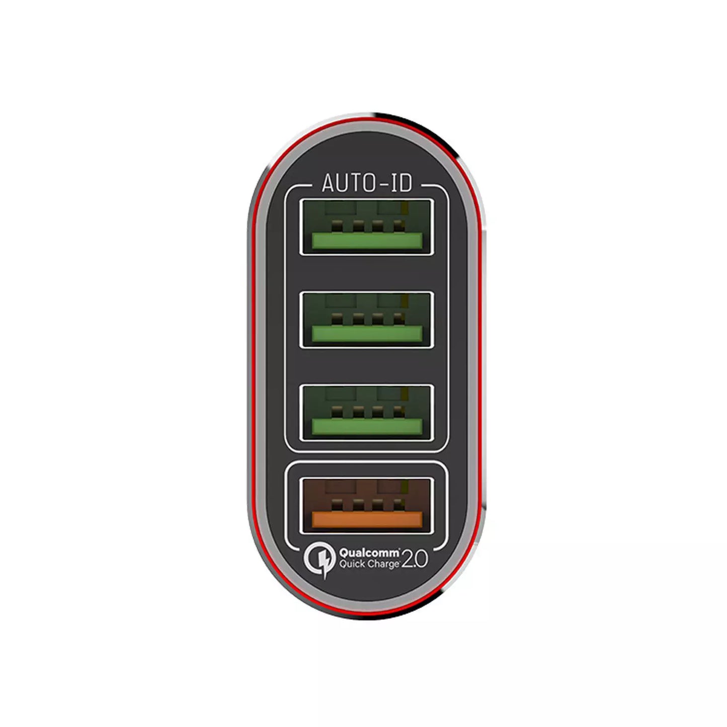 TOMADA VEICULAR + CABO IOS 4 USB 6.6A LDNIO C701Q