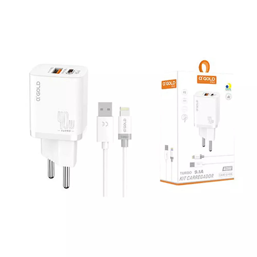 Carregador Turbo 40w Para iPhone ca42-2